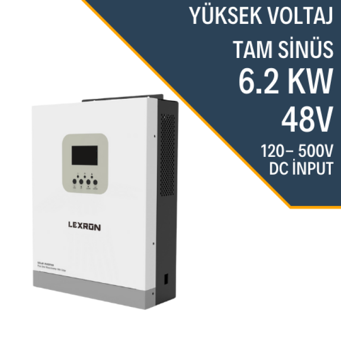 6.2KW MPPT PARALEL 90-500V PV INPUT 100A MPPT INVERTER PARALLENEBİLİR