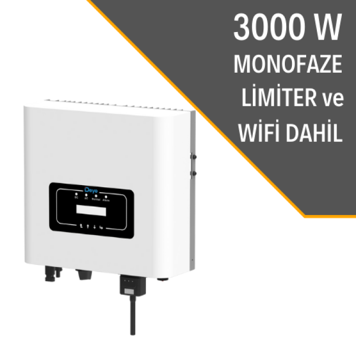 3KW ON-GRİD MONOFAZE İNVERTER