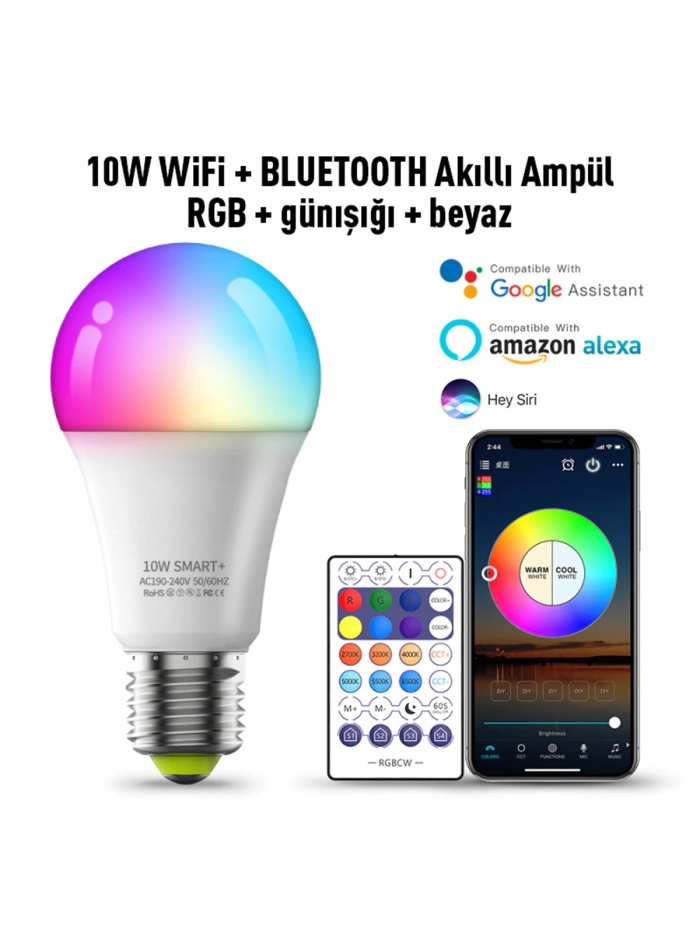 İgotech Akıllı Led Ampül Wifi Bluetooth