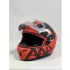 RS2 MAT SİYAH KIRMIZI FULL KASK