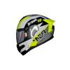 NCR Rapid Full Face Kask Parlak Neon-Beyaz