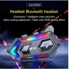 Y20 Motorcu Kask Kulaklık RGB Modlu Bluetooth Motosiklet Kulaklık 5.3 Bluetooth Interkom