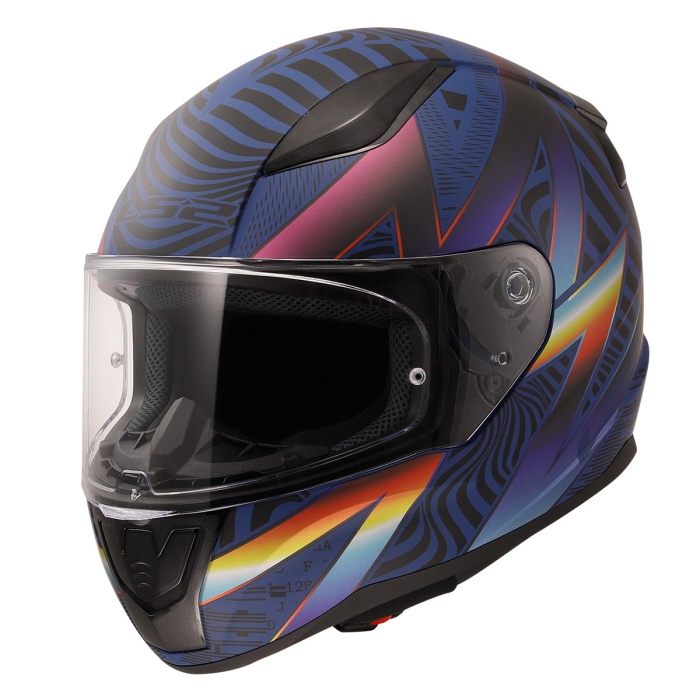 LS2 RAPID 2 OPTIK MAT MAVİ-MOR KASK FULL FACE