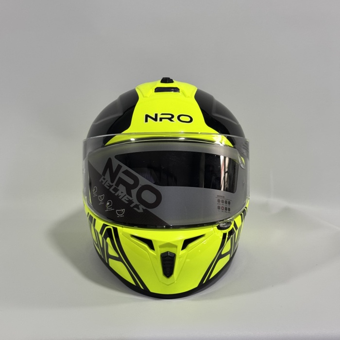 NRO NEON YEŞİL SİYAH FULL KASK