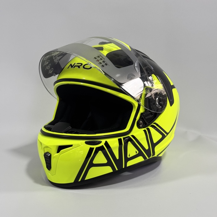 NRO NEON YEŞİL SİYAH FULL KASK