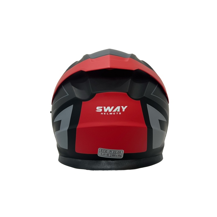 SWAY SW 912 C1 RED Çene Açılır Kask