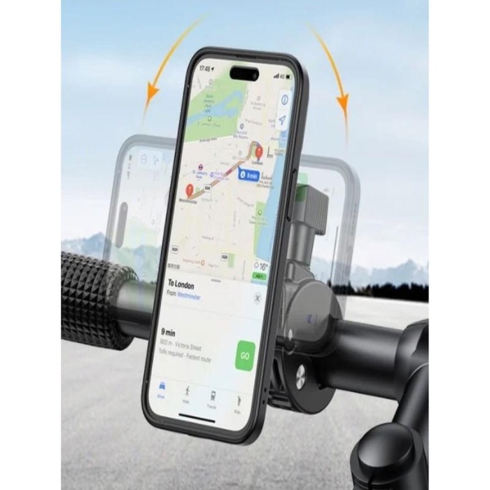 Deanb BST012 4.5/7 Inch Gidon Bağlantılı Scooter Bisiklet Motosiklet Bebek Arabası Telefon Tutucu