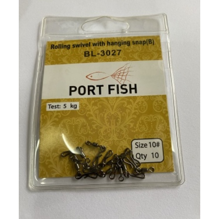 PORT FISH SİZE 10#BL-3027 HIZLI DEĞİŞTİRME  KLİPSİ