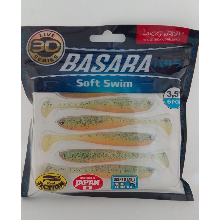 LUCKY JOHN BASARA 3D SOFT SWİM 3.5 (8.89 CM ) TR008 6P SİLİKON YEM