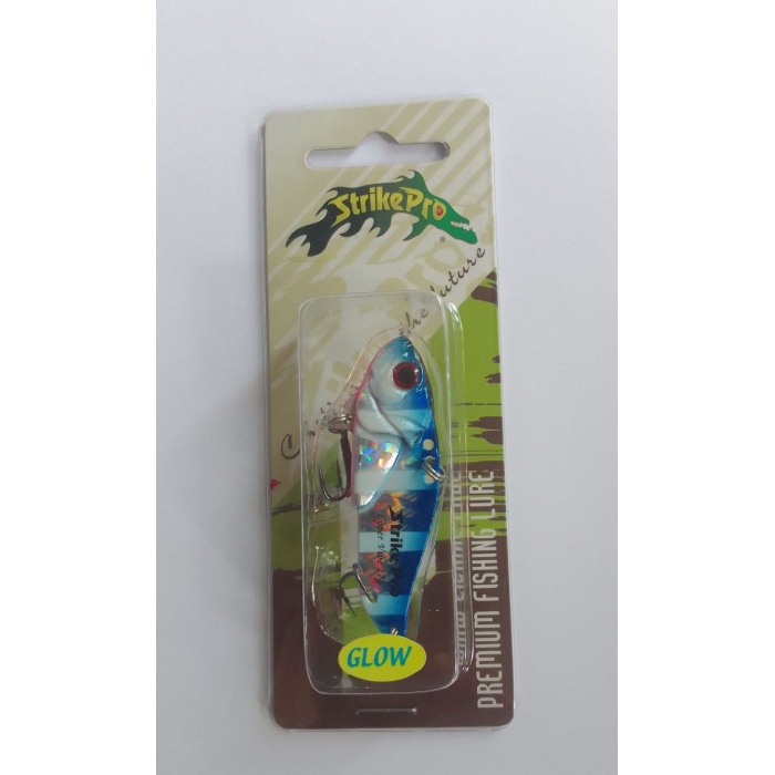 STRİKE PRO 5.5 CM VİBRASYON JİG YEM GLOW SIN50L (BLUE ZEBRA)