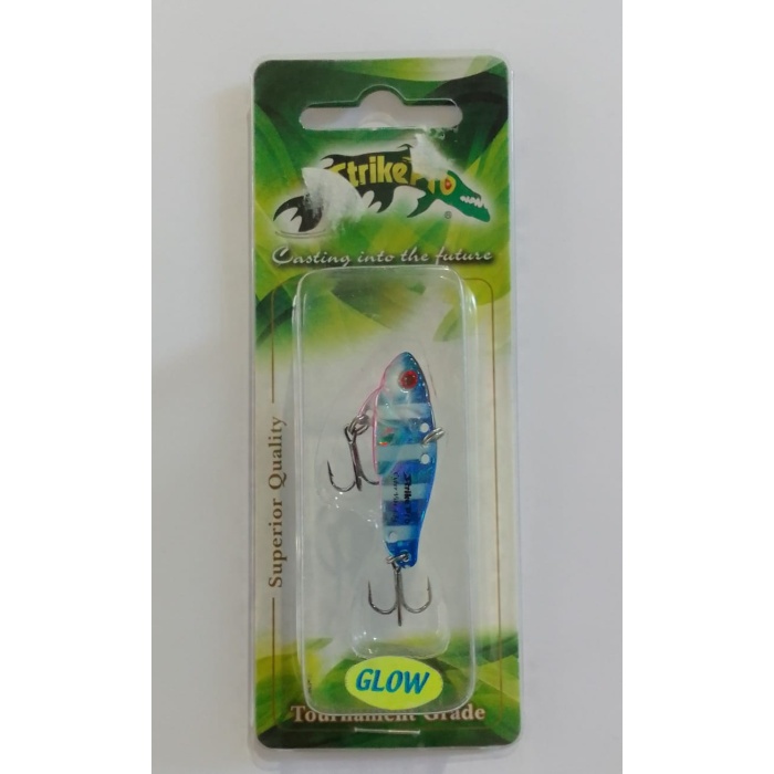 STRİKE PRO 3.5 CM VİBRASYON JİG YEM GLOW SIN50L (BLUE ZEBRA)