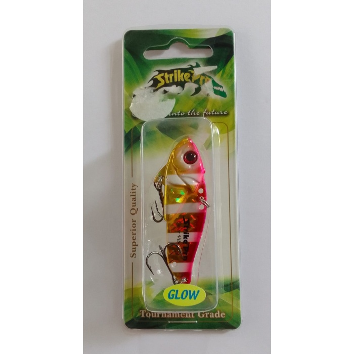 STRİKE PRO 5.5 CM VİBRASYON JİG YEM GLOW SIN52L (GOLD  ZEBRA)