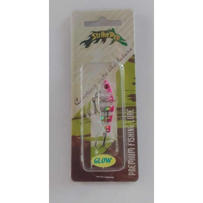 STRİKE PRO 3.5 CM VİBRASYON JİG YEM GLOW SIN049L (PINK ZEBRA)