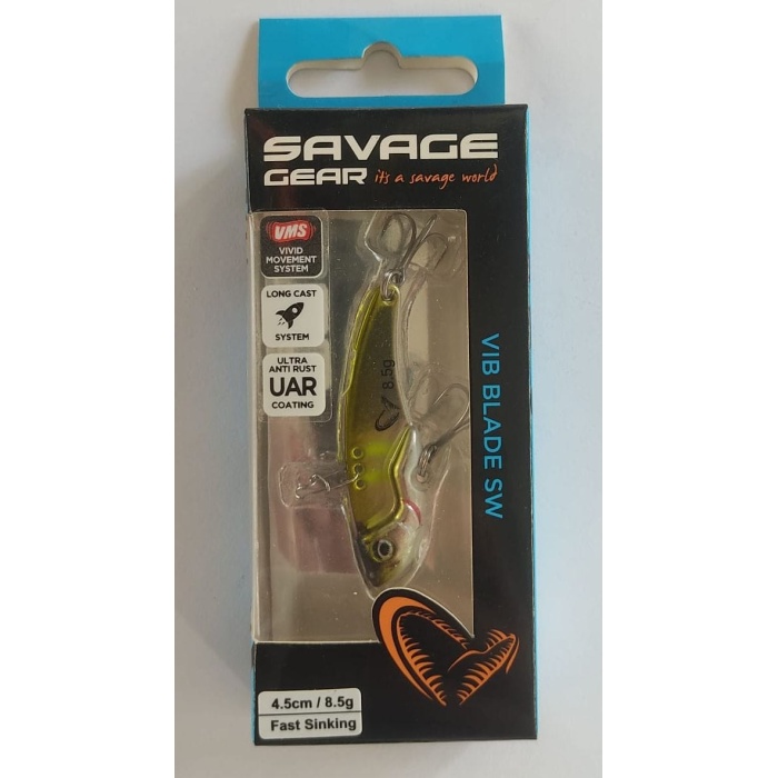 SAVAGE GEAR 3D VIB BLADE 4.5 CM ,8.5 GR MIRROR AYU  BALIK YEM VİBRASYON