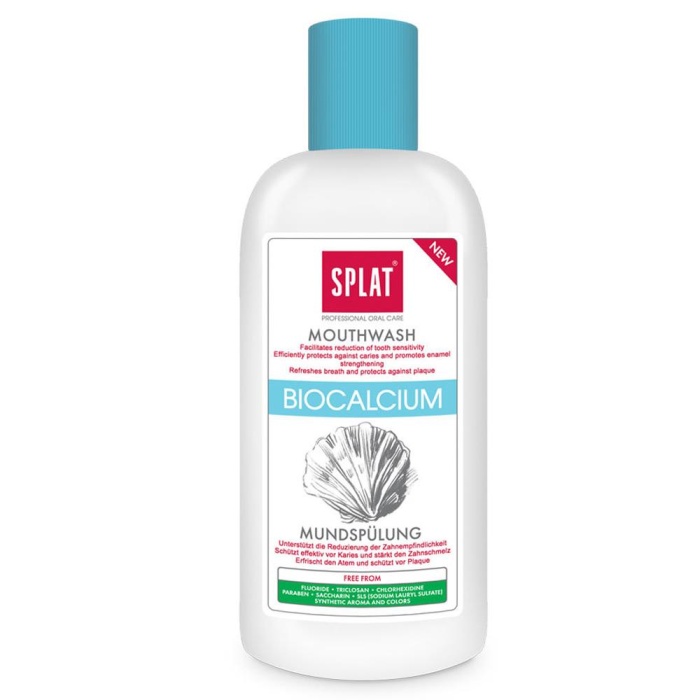 Splat Biocalcium Mouthwash 275 ml - Ektra Beyazlık için Ağız Çalkama Suyu