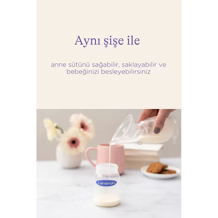 Lansinoh Anne Sütü Saklama Şişeleri 4 x 160ml