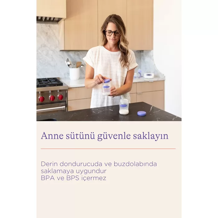 Lansinoh Anne Sütü Saklama Şişeleri 4 x 160ml