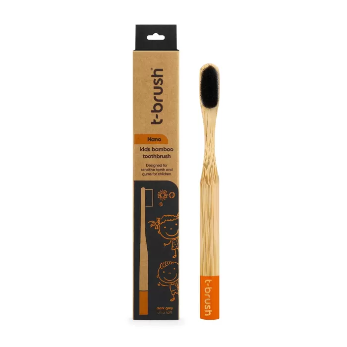 T-Brush Nano Çocuk Siyah Diş Fırçası Ultra Soft 1 adet