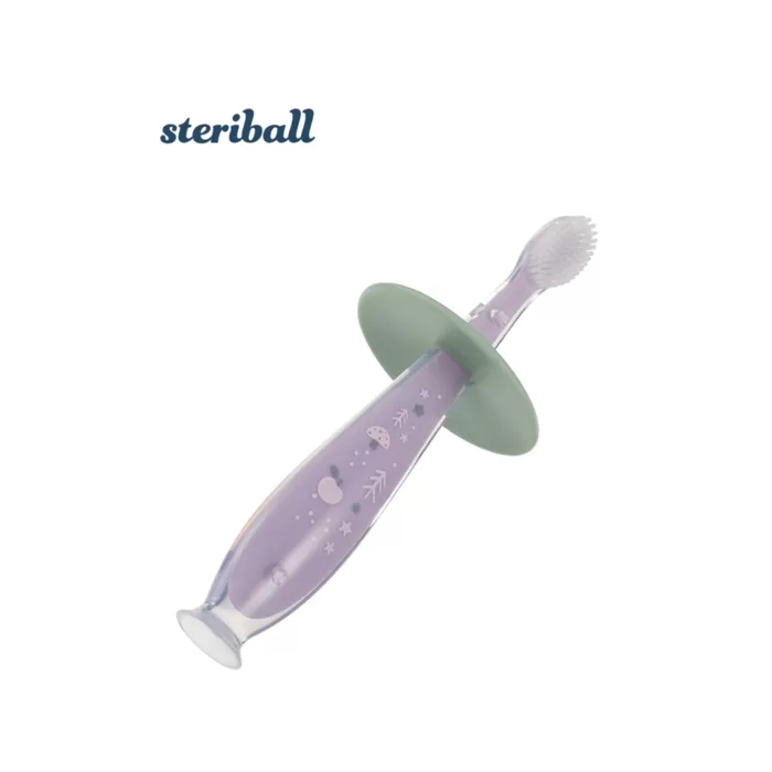 Steriball Güvenli Bebek Diş Fırçası - Lila