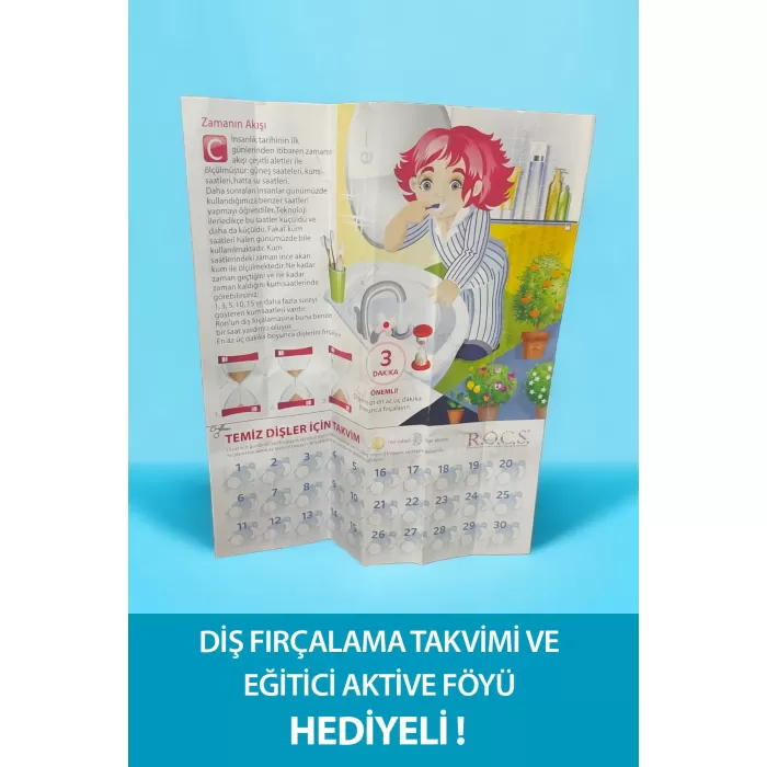 ROCS Kids 3-7 Yaş Meyveli Çocuk Diş Macunu (Meyve külahı) 35ml