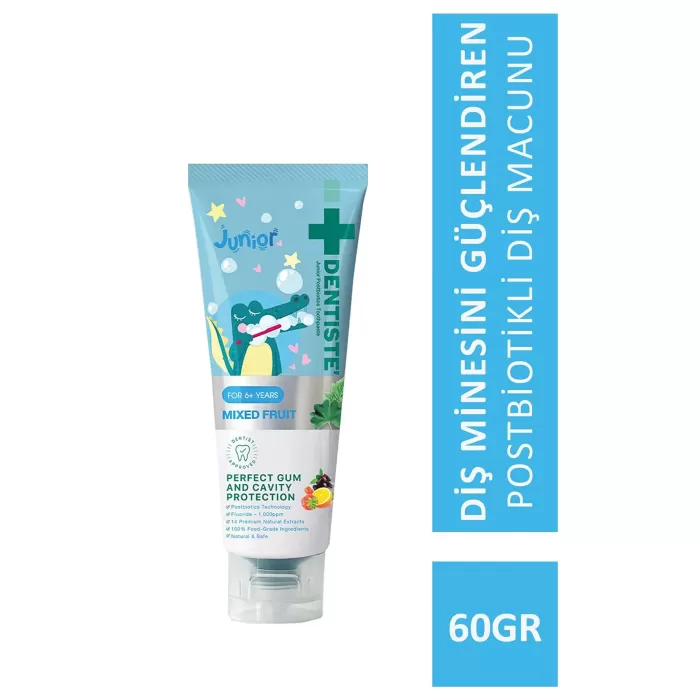 Dentiste Junior Karışık Meyve Aromalı Diş Macunu +6 Yaş 60 gr