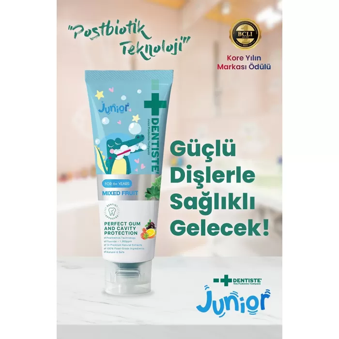 Dentiste Junior Karışık Meyve Aromalı Diş Macunu +6 Yaş 60 gr