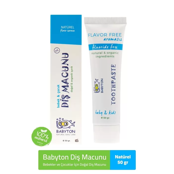 Babyton Organik Diş Macunu Natural 50 gr