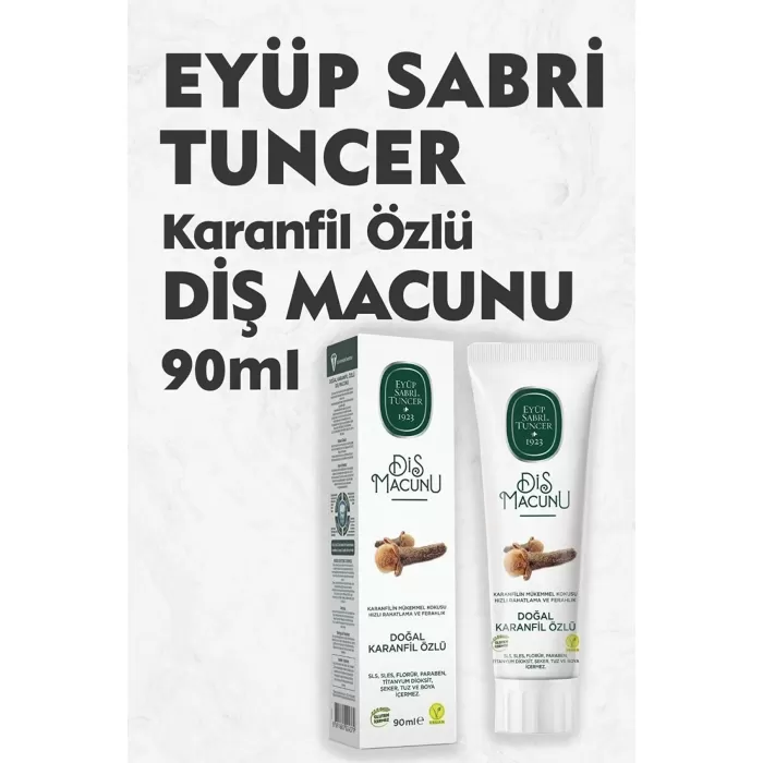 Eyüp Sabri Tuncer Doğal Karanfil Özlü Diş Macunu 90 ml