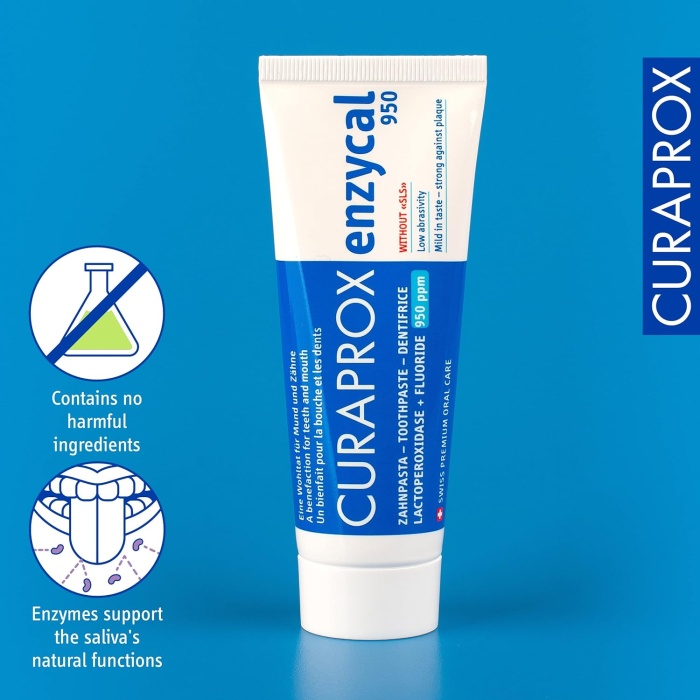 Curaprox Enzycal 950 PPM Diş Macunu 75ml