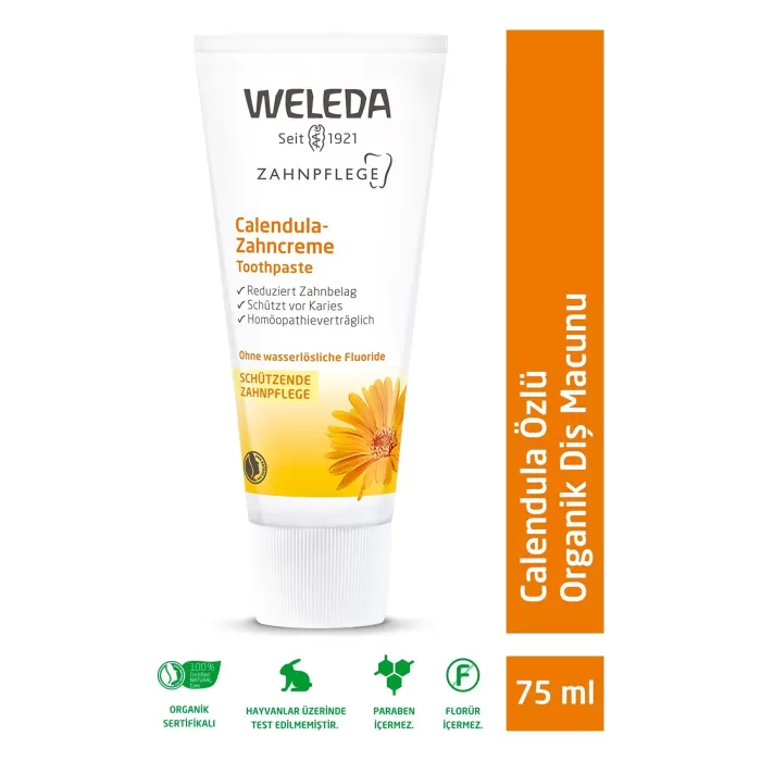 Weleda Calendula Özlü Organik Diş Macunu 75 Ml