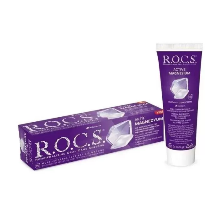 Rocs Multi-Mineral İçeirkli Diş Macunu 75 Ml