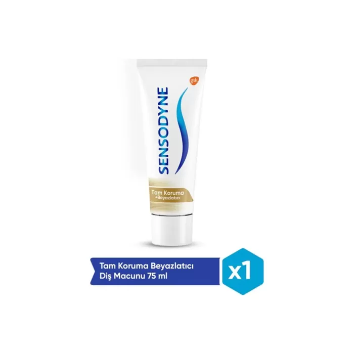 Sensodyne Tam Koruma ve Beyazlatıcı Diş Macunu 75 ml