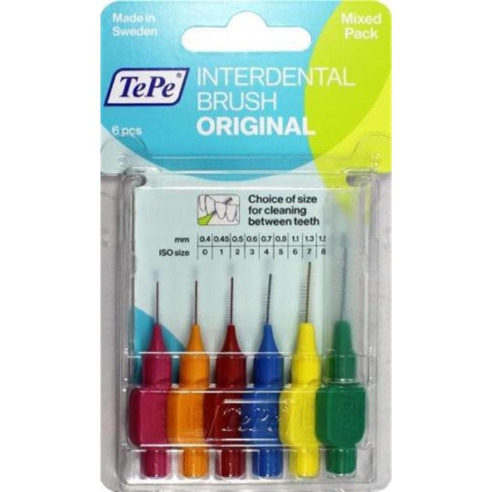 TePe Interdental Brush Original Arayüz Fırçaları 6 Farklı Boyut