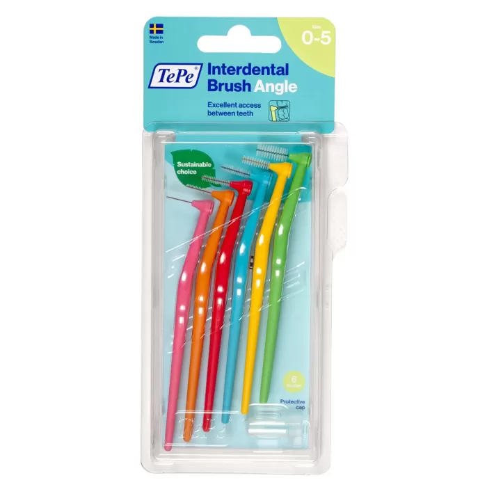 TePe Angle Mixed Pack Interdental Brush 6 Adet