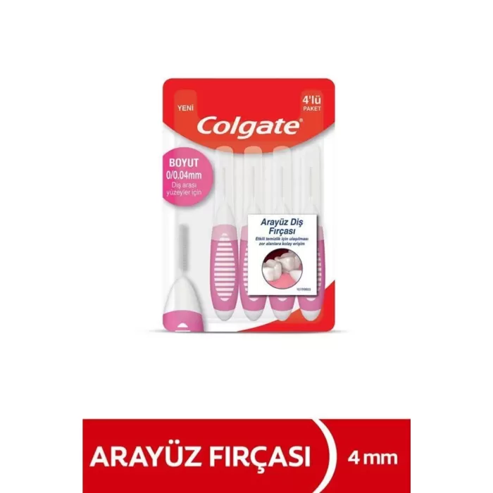 Colgate 4 mm Arayüz Fırçası 4 Adet