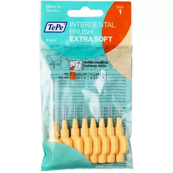 TePe Interdental Extra Soft Arayüz Fırçaları 8adet