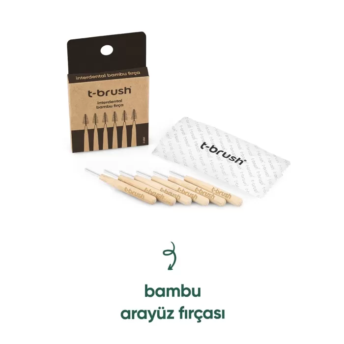 T-Brush Bambu Arayüz Fırçası 6 adet