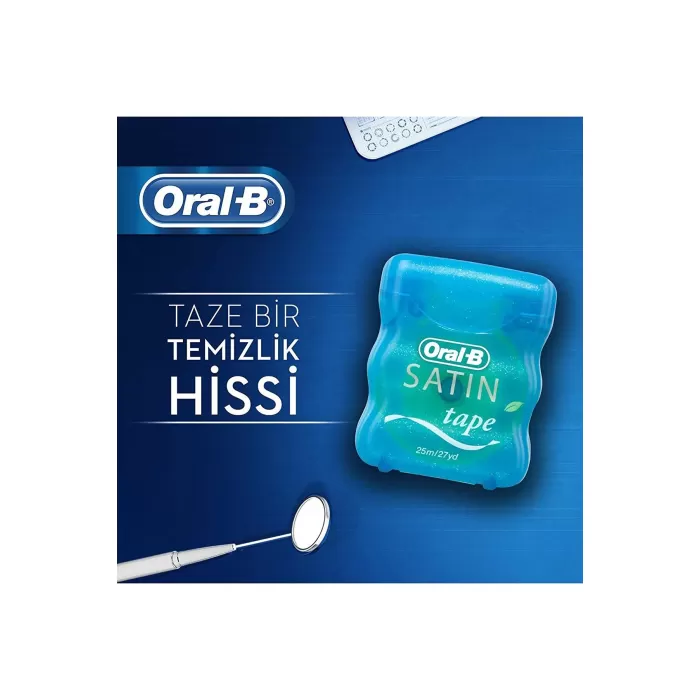 Oral B Satin Tape Ferahlık ve Temizlik Hissi Veren Diş İpi 25m