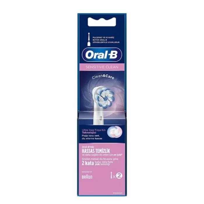 Oral-b Sensitive Clean Diş Fırçası Yedek Başlığı 2 Adet