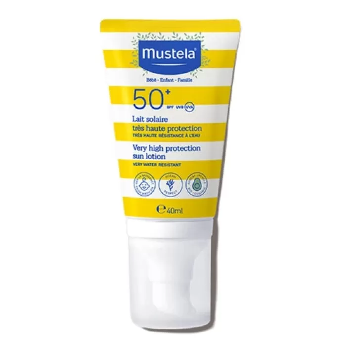 Mustela SPF 50+ Çok Yüksek Koruma Faktörlü Güneş Losyonu 40 ml