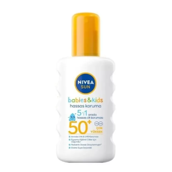 Nivea Sun Kids Hassas Koruma Güneş Spreyi Spf50+ 200 ml