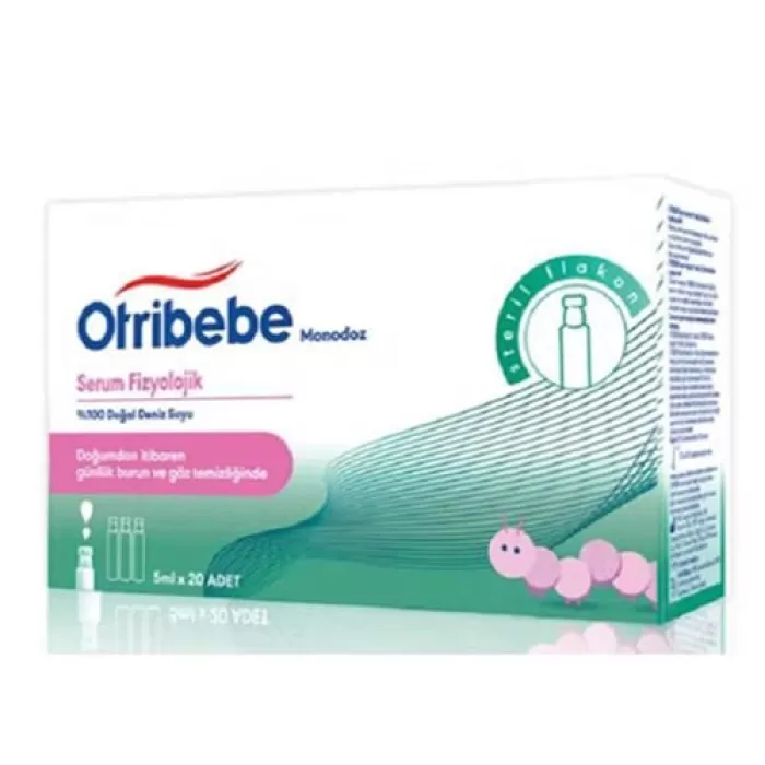 Otribebe Monodoz Serum Fizyolojik %100 Doğal Deniz Suyu 5 ml x 20 Flakon