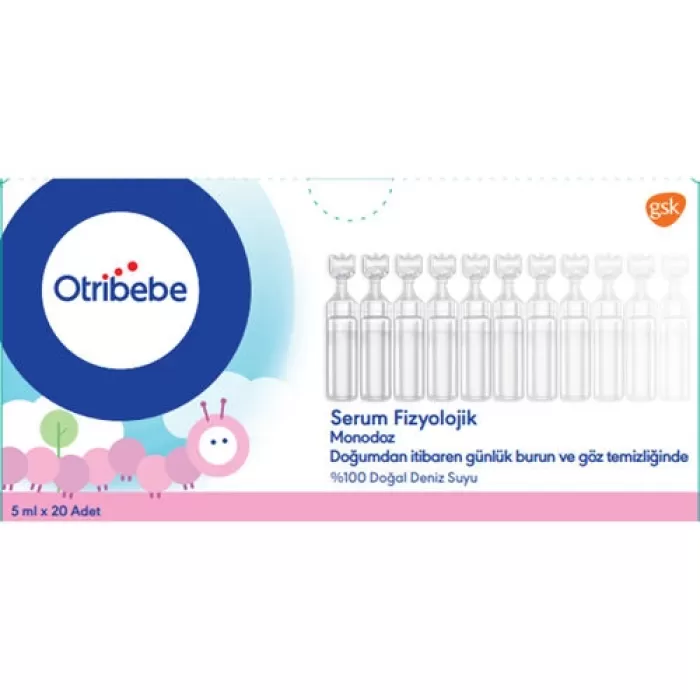 Otribebe Monodoz Serum Fizyolojik %100 Doğal Deniz Suyu 5 ml x 20 Flakon