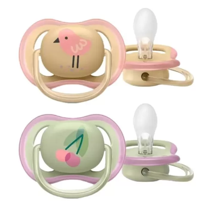 Avent Ultra Air Emzik 0-6 Ay 2li - Pembe