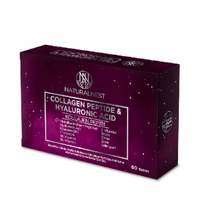 Naturalnest Collagen Peptide-Hyaluronic Acid 60 Kapsül