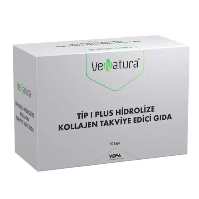 VeNatura Tip 1 Hidrolize Balık Kollajeni Takviye Edici Gıda 30 Saşe