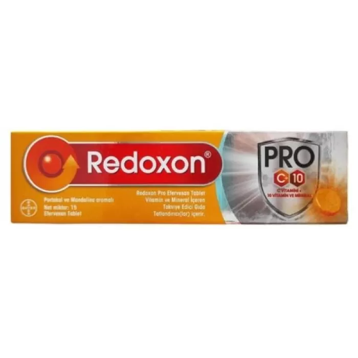 Redoxon Pro C Vitamini + 10 Vitamin ve Mineral 15 Adet