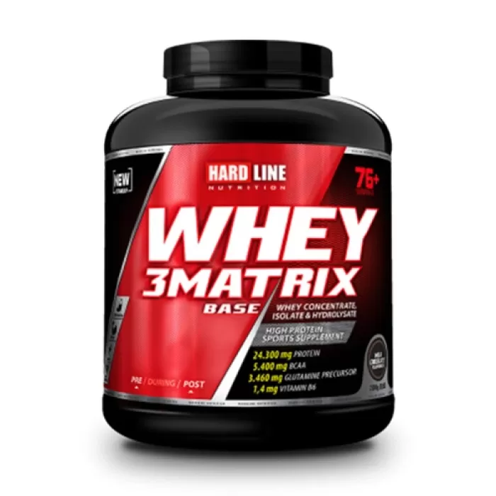 Hardline Whey 3 Matrix Base Çikolata 2300 g