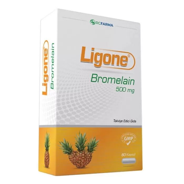 Ligone Bromelain 500mg 60 Kapsül