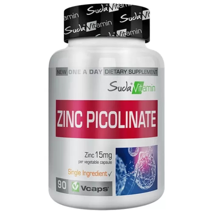 Suda Vitamin Zinc Picolinate Takviye Edici Gıda 90 Kapsül